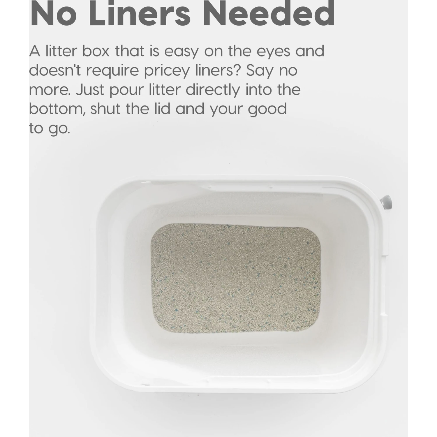 IRIS USA Large Square Top Entry Cat Litter Box 7 IRIS USA Large Square Top Entry Cat Litter Box - Image 7