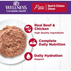 Wellness Complete Health Pate Chicken Entree Grain-Free Natural Canned Cat Food + 2 Items -Wellness Sales Store 646806 PT3. AC SS1800 V1664560609