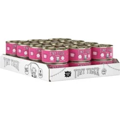 Tiny Tiger Pate Beef Recipe Grain-Free Canned Cat Food & Tiny Tiger, Lickables, Variety Pack, Bisque Cat Treat & Topper 11 Tiny Tiger Pate Beef Recipe Grain-Free Canned Cat Food & Tiny Tiger, Lickables, Variety Pack, Bisque Cat Treat & Topper -Wellness Sales Store 652758 PT2. AC SS1800 V1664899098