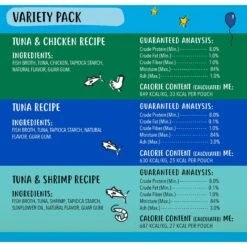 Tiny Tiger Chunks In EXTRA Gravy Seafood Recipes Variety Pack Grain-Free Canned Cat Food & Tiny Tiger, Lickables, Variety Pack, Bisque Cat Treat & Topper 14 Tiny Tiger Chunks In EXTRA Gravy Seafood Recipes Variety Pack Grain-Free Canned Cat Food & Tiny Tiger, Lickables, Variety Pack, Bisque Cat Treat & Topper -Wellness Sales Store 652798 PT7. AC SS1800 V1664900032
