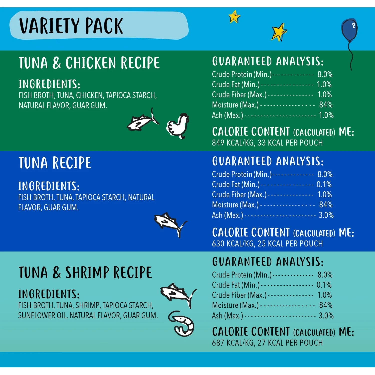 Tiny Tiger Chunks In EXTRA Gravy Seafood Recipes Variety Pack Grain-Free Canned Cat Food & Tiny Tiger, Lickables, Variety Pack, Bisque Cat Treat & Topper 7 Tiny Tiger Chunks In EXTRA Gravy Seafood Recipes Variety Pack Grain-Free Canned Cat Food & Tiny Tiger, Lickables, Variety Pack, Bisque Cat Treat & Topper - Image 7