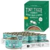 Tiny Tiger Chunks In EXTRA Gravy Seafood Recipe Grain-Free Canned Cat Food & Tiny Tiger Lickables, Senior Formula, Tuna & Chicken Recipe, Bisque Cat Treat & Topper