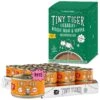 Tiny Tiger Pate Turkey & Giblets Recipe Grain-Free Canned Cat Food & Tiny Tiger Lickables, Senior Formula, Tuna & Chicken Recipe, Bisque Cat Treat & Topper
