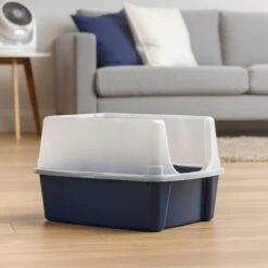 IRIS USA Open Top Litter Box With Scatter Shield 13 IRIS USA Open Top Litter Box With Scatter Shield -Wellness Sales Store 65498 PT4. AC SS1800 V1680811609