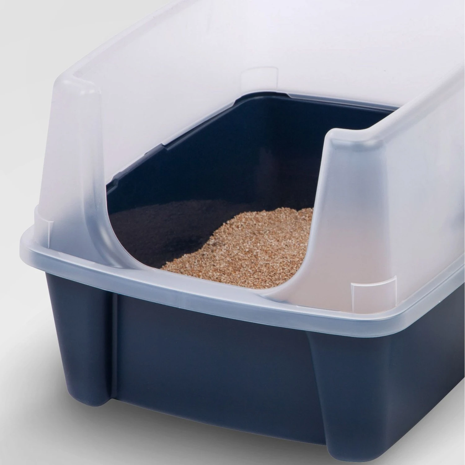 IRIS USA Open Top Litter Box With Scatter Shield 6 IRIS USA Open Top Litter Box With Scatter Shield - Image 6