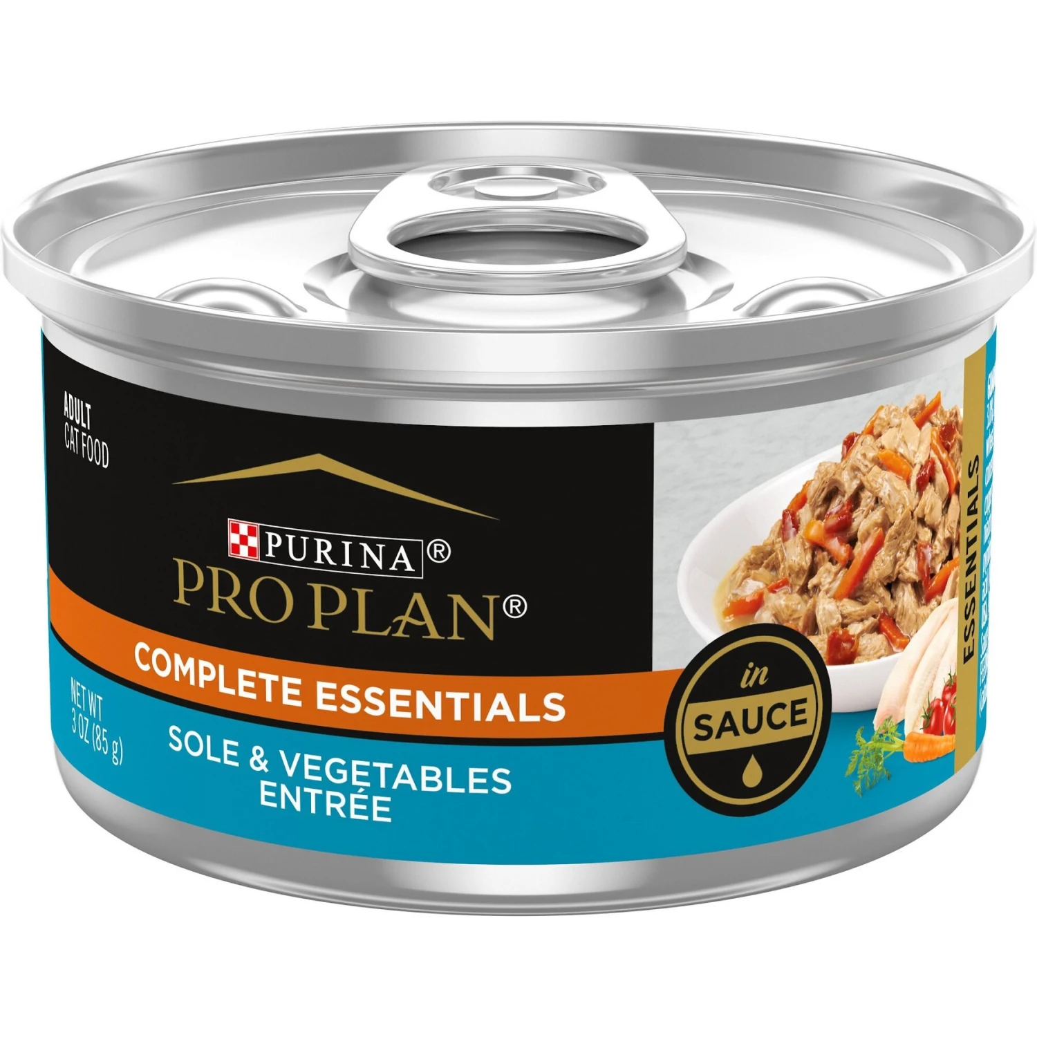 Purina Pro Plan Adult Sole & Vegetable Entree In Sauce Canned Cat Food 1 Purina Pro Plan Adult Sole & Vegetable Entree In Sauce Canned Cat Food