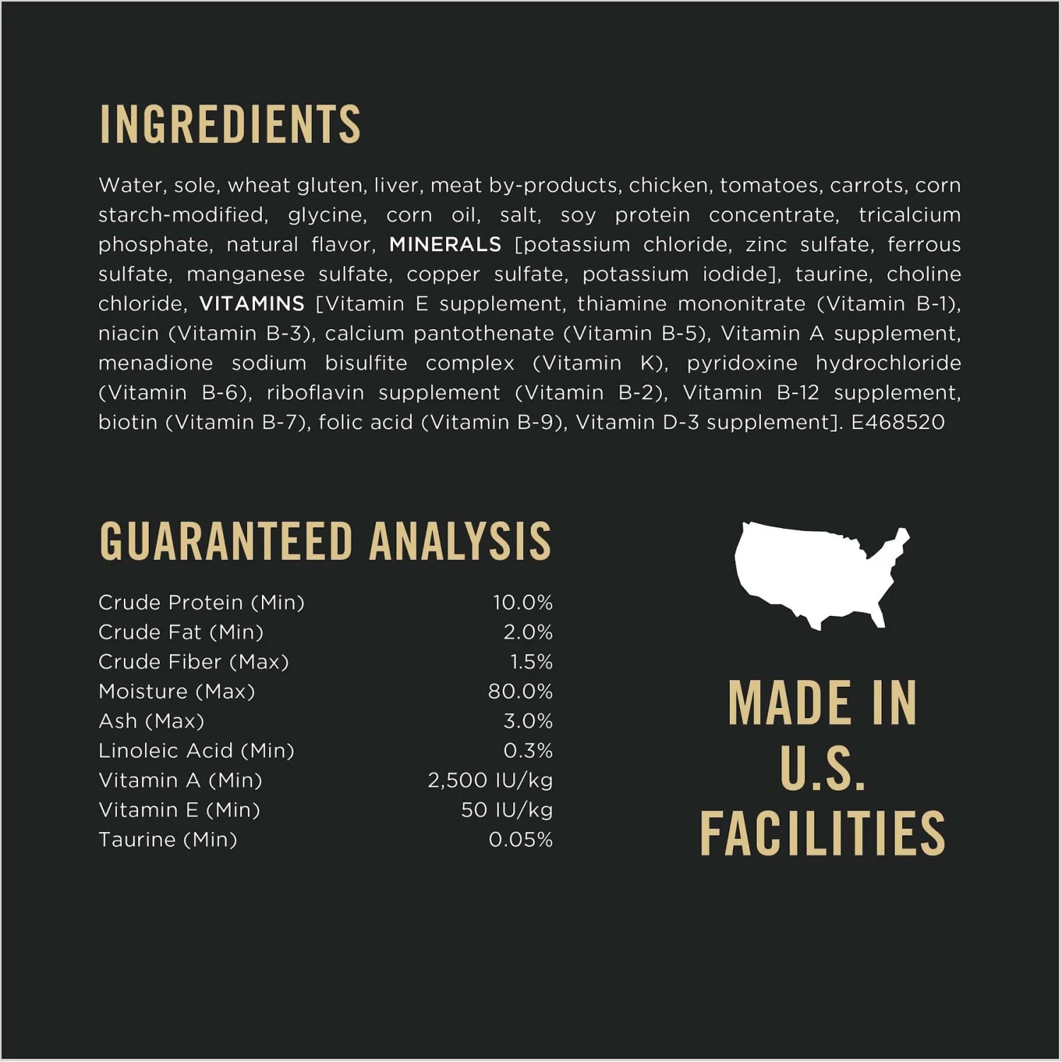 Purina Pro Plan Adult Sole & Vegetable Entree In Sauce Canned Cat Food 5 Purina Pro Plan Adult Sole & Vegetable Entree In Sauce Canned Cat Food - Image 5