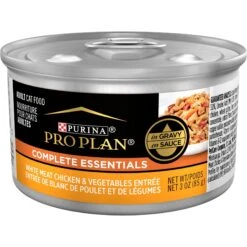 Purina Pro Plan Adult White Meat Chicken & Vegetable Entree In Gravy Canned Cat Food