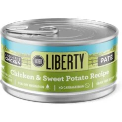 BIXBI Liberty Chicken With Sweet Potato Pate Recipe Grain-Free Wet Cat Food, 2.75-oz Can, Case Of 24