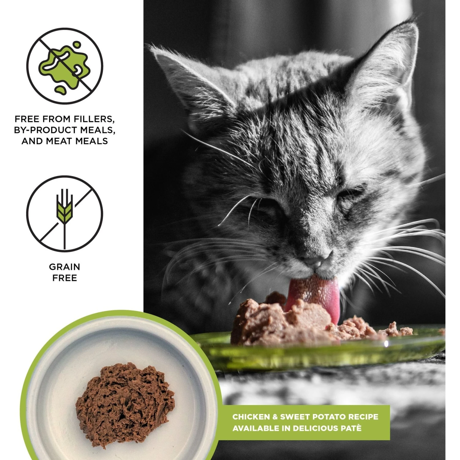 BIXBI Liberty Chicken With Sweet Potato Pate Recipe Grain-Free Wet Cat Food, 2.75-oz Can, Case Of 24 2 BIXBI Liberty Chicken With Sweet Potato Pate Recipe Grain-Free Wet Cat Food, 2.75-oz Can, Case Of 24 - Image 2