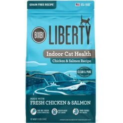 BIXBI Liberty Indoor Health Chicken & Salmon Recipe Grain-Free Dry Cat Food