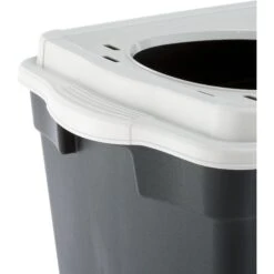 Ferplast "Jumpy" With Top Entrance Cat Litter Box, Black, Large -Wellness Sales Store 703926 PT3. AC SS1800 V1668456944