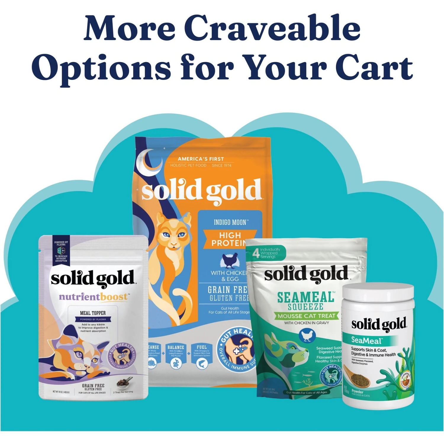 Solid Gold Nature's Harmony Chicken & Duck Recipe In Gravy Grain-Free Wet Cat Food, 2.8-oz-can, 24 Count 6 Solid Gold Nature's Harmony Chicken & Duck Recipe In Gravy Grain-Free Wet Cat Food, 2.8-oz-can, 24 Count - Image 6