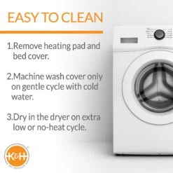 K&H Pet Products Thermo-Kitty Cuddle Up Indoor Heated Bolster Cat Bed, Mocha -Wellness Sales Store 75128 PT5. AC SS1800 V1611769379