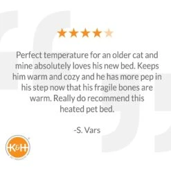 K&H Pet Products Thermo-Kitty Cuddle Up Indoor Heated Bolster Cat Bed, Mocha -Wellness Sales Store 75128 PT7. AC SS1800 V1683558257