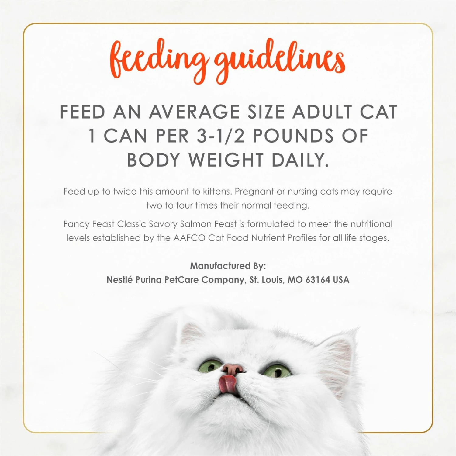 Fancy Feast Classic Savory Salmon Feast Canned Cat Food 8 Fancy Feast Classic Savory Salmon Feast Canned Cat Food - Image 8