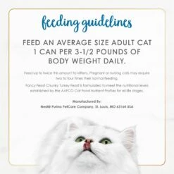 Fancy Feast Chunky Turkey Feast Wet Cat Food -Wellness Sales Store 76067 PT8. AC SS1800 V1694022957