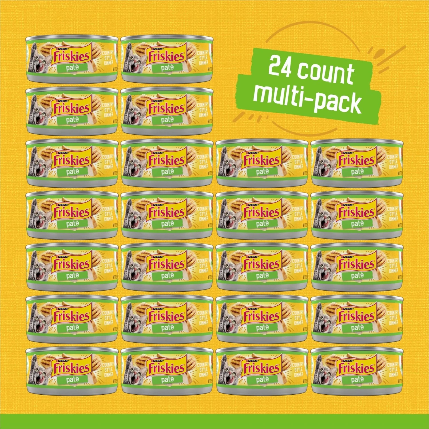 Friskies Pate Country Style Dinner Canned Cat Food 2 Friskies Pate Country Style Dinner Canned Cat Food - Image 2