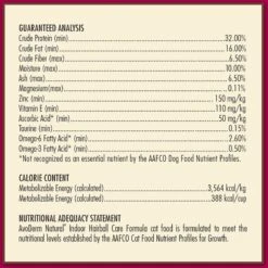 AvoDerm Natural Indoor Hairball Care Formula Adult Dry Cat Food -Wellness Sales Store 76816 PT7. AC SS1800 V1516655493