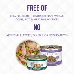 Weruva Truluxe Quick 'N Quirky With Chicken & Turkey In Gravy Grain-Free Canned Cat Food -Wellness Sales Store 76858 PT3. AC SS1800 V1676666563
