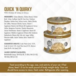Weruva Truluxe Quick 'N Quirky With Chicken & Turkey In Gravy Grain-Free Canned Cat Food -Wellness Sales Store 76858 PT4. AC SS1800 V1676666881