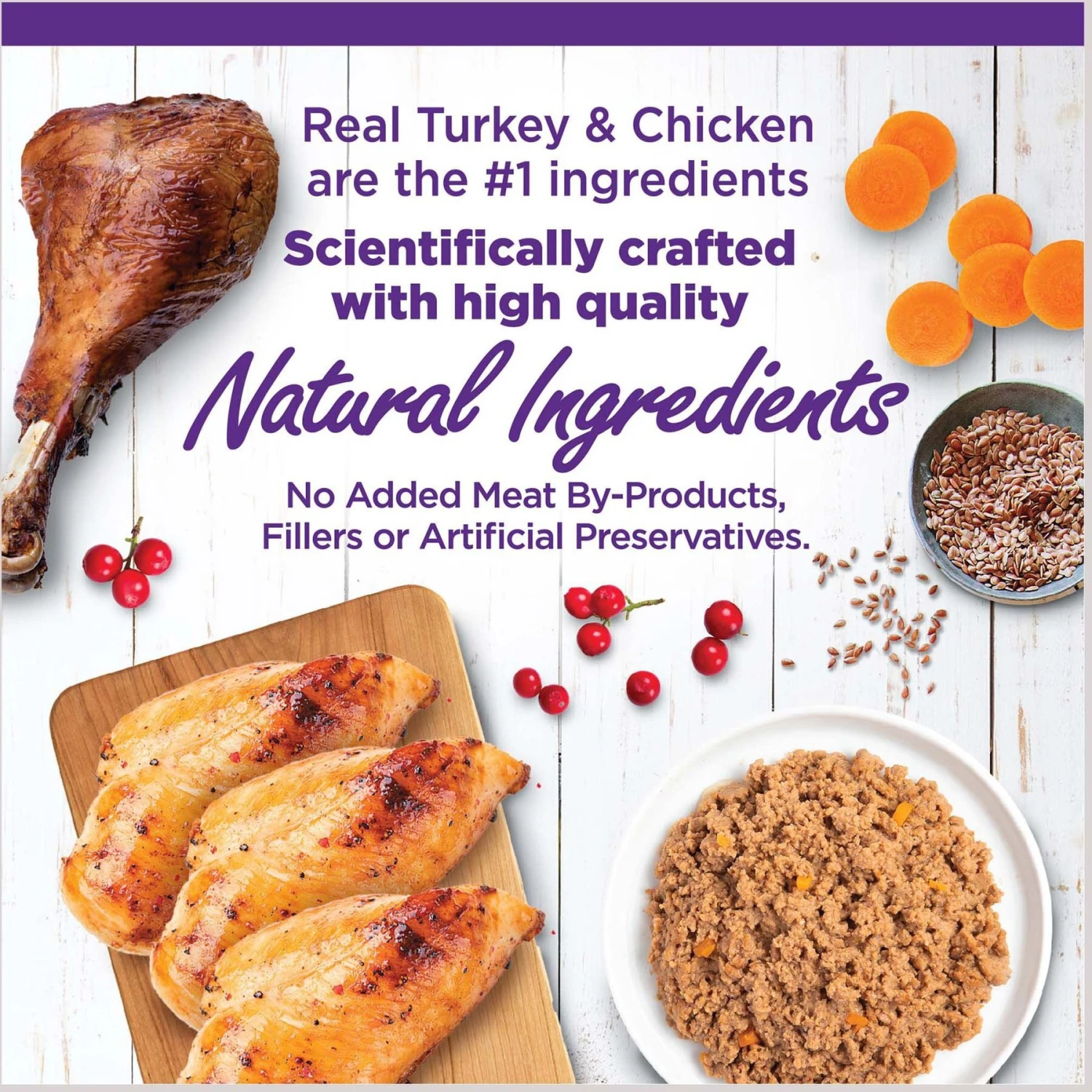 Wellness Complete Health Poultry Favorites Variety Pack Grain-Free Wet Cat Food, 5.5-oz Can, Case Of 12 3 Wellness Complete Health Poultry Favorites Variety Pack Grain-Free Wet Cat Food, 5.5-oz Can, Case Of 12 - Image 3