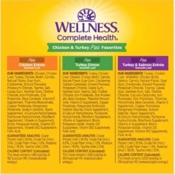 Wellness Complete Health Poultry Favorites Variety Pack Grain-Free Wet Cat Food, 5.5-oz Can, Case Of 12 12 Wellness Complete Health Poultry Favorites Variety Pack Grain-Free Wet Cat Food, 5.5-oz Can, Case Of 12 -Wellness Sales Store 779406 PT4. AC SS1800 V1676653906