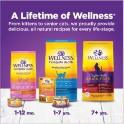Wellness Complete Health Poultry Favorites Variety Pack Grain-Free Wet Cat Food, 5.5-oz Can, Case Of 12 14 Wellness Complete Health Poultry Favorites Variety Pack Grain-Free Wet Cat Food, 5.5-oz Can, Case Of 12 -Wellness Sales Store 779406 PT6. AC SS1800 V1676653244