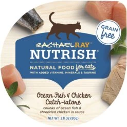 Rachael Ray Nutrish Ocean Fish & Chicken Catch-iatore Natural Grain-Free Wet Cat Food