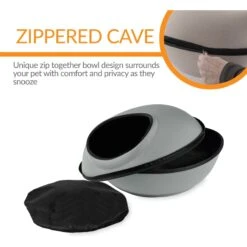 K&H Pet Products Mod Dream Pod Covered Cat Bed For Large Cats, Gray -Wellness Sales Store 78561 PT2. AC SS1800 V1621348660