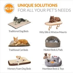 K&H Pet Products Mod Dream Pod Covered Cat Bed For Large Cats, Gray -Wellness Sales Store 78561 PT6. AC SS1800 V1621348708
