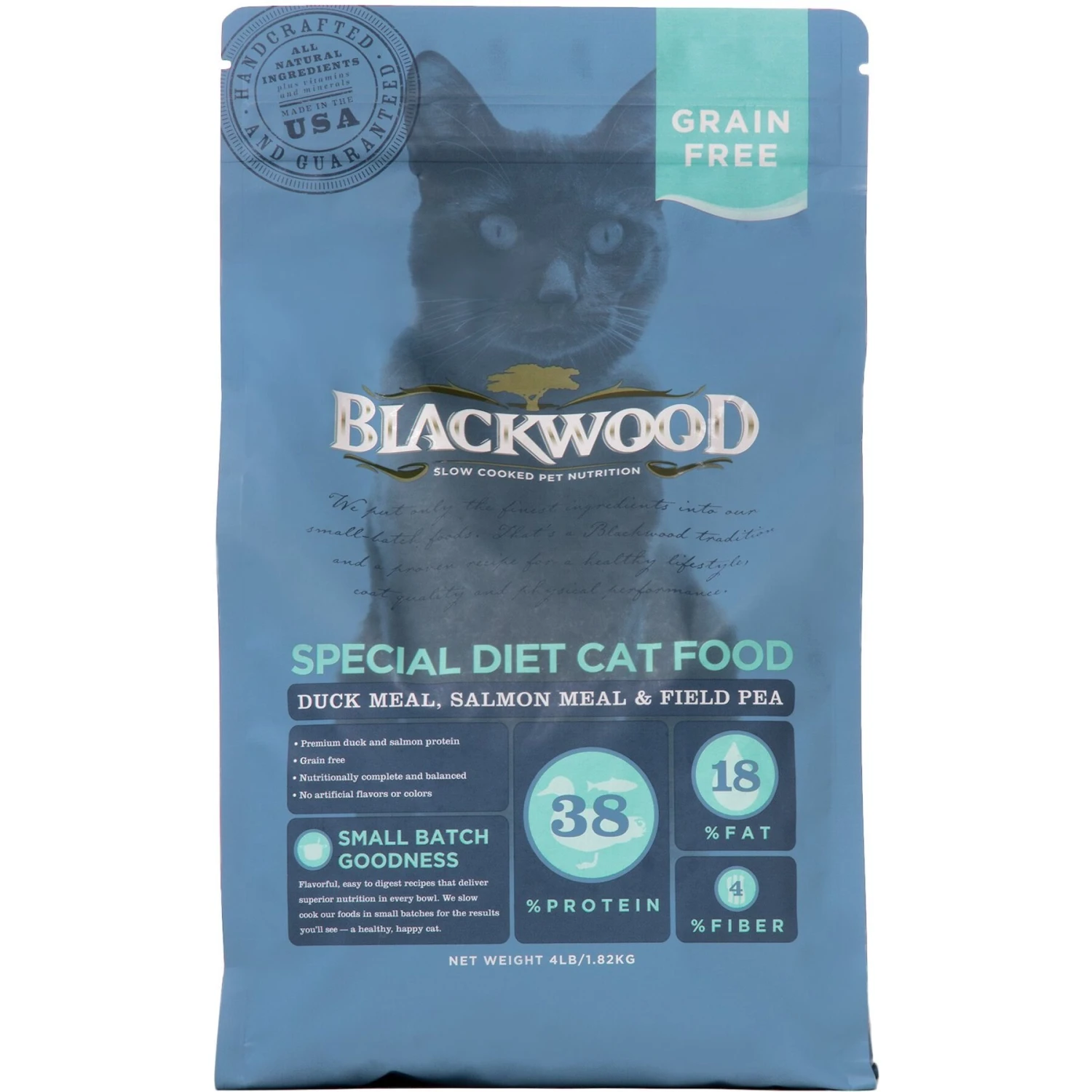 Blackwood Duck Meal, Salmon Meal & Field Pea Grain-Free Dry Cat Food 1 Blackwood Duck Meal, Salmon Meal & Field Pea Grain-Free Dry Cat Food