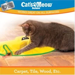 Cat's Meow Motorized Chaser Cat Toy -Wellness Sales Store 804382 PT4. AC SS1800 V1678741858
