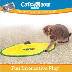 Cat's Meow Motorized Chaser Cat Toy -Wellness Sales Store 804382 PT5. AC SS1800 V1678741867