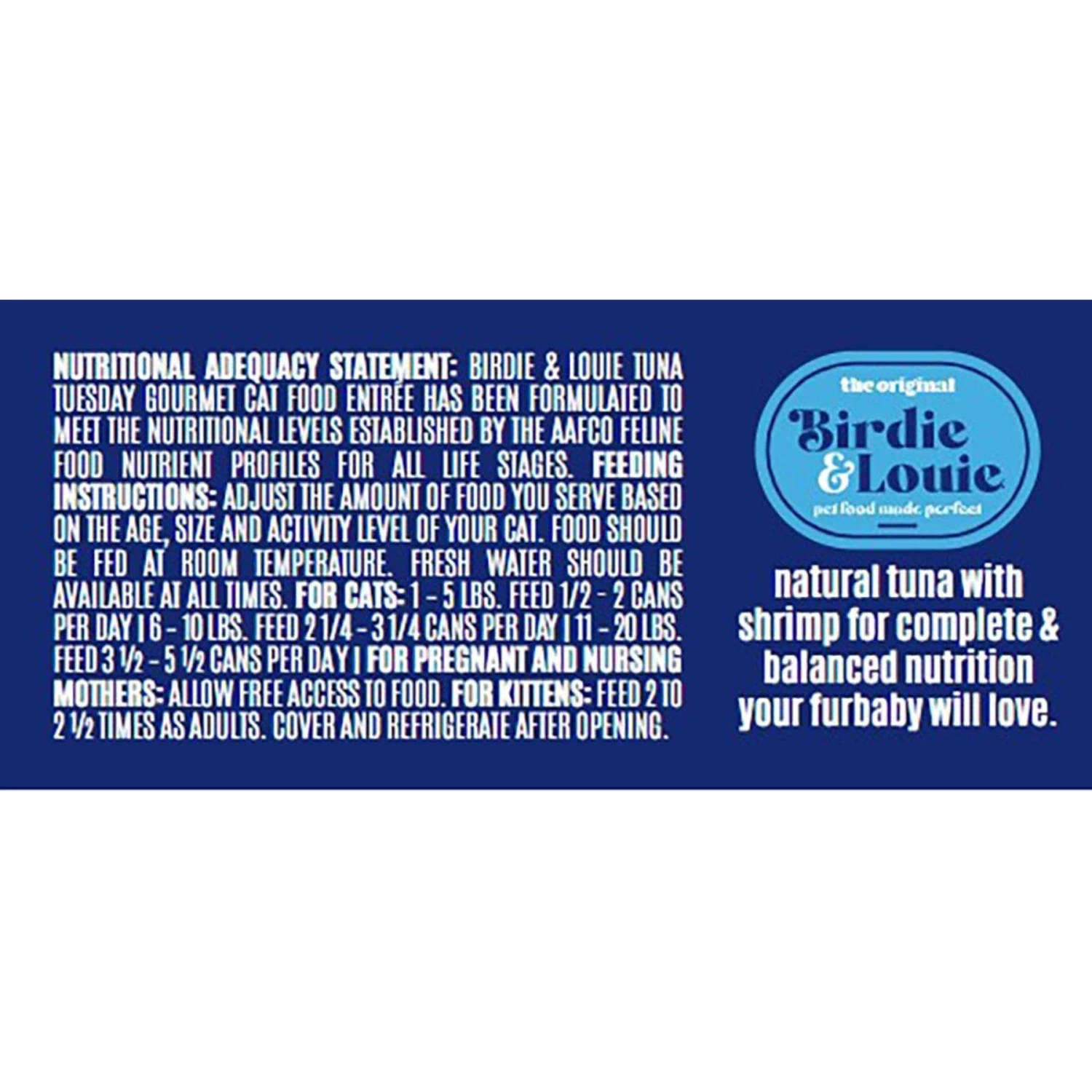 Birdie & Louie Seafood Flavored Chunks In Gravy Canned Cat Food, 3-oz, Case Of 12 3 Birdie & Louie Seafood Flavored Chunks In Gravy Canned Cat Food, 3-oz, Case Of 12 - Image 3