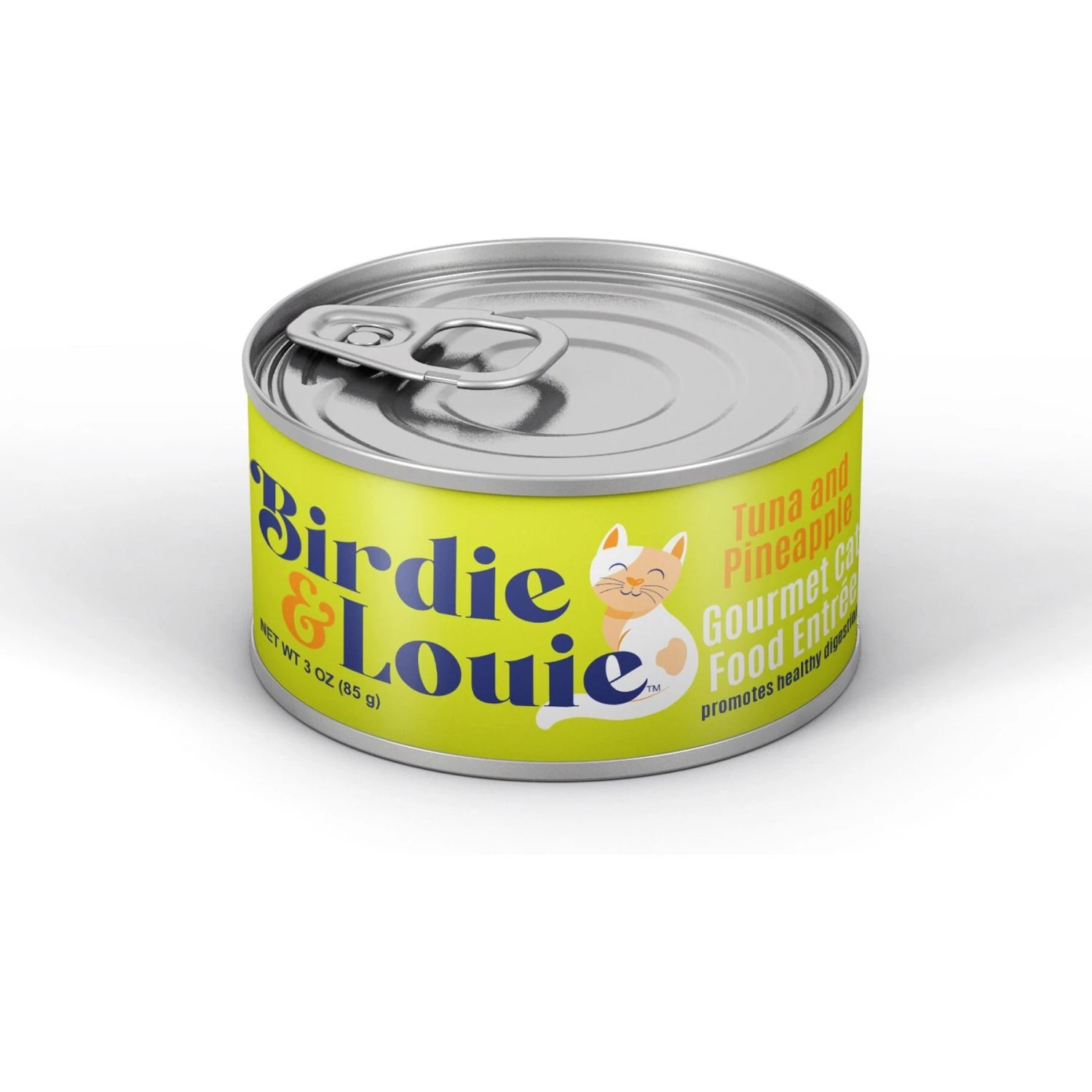 Birdie & Louie Tuna & Pineapple Flavored Chunks In Gravy Canned Cat Food, 3-oz, Case Of 12 1 Birdie & Louie Tuna & Pineapple Flavored Chunks In Gravy Canned Cat Food, 3-oz, Case Of 12