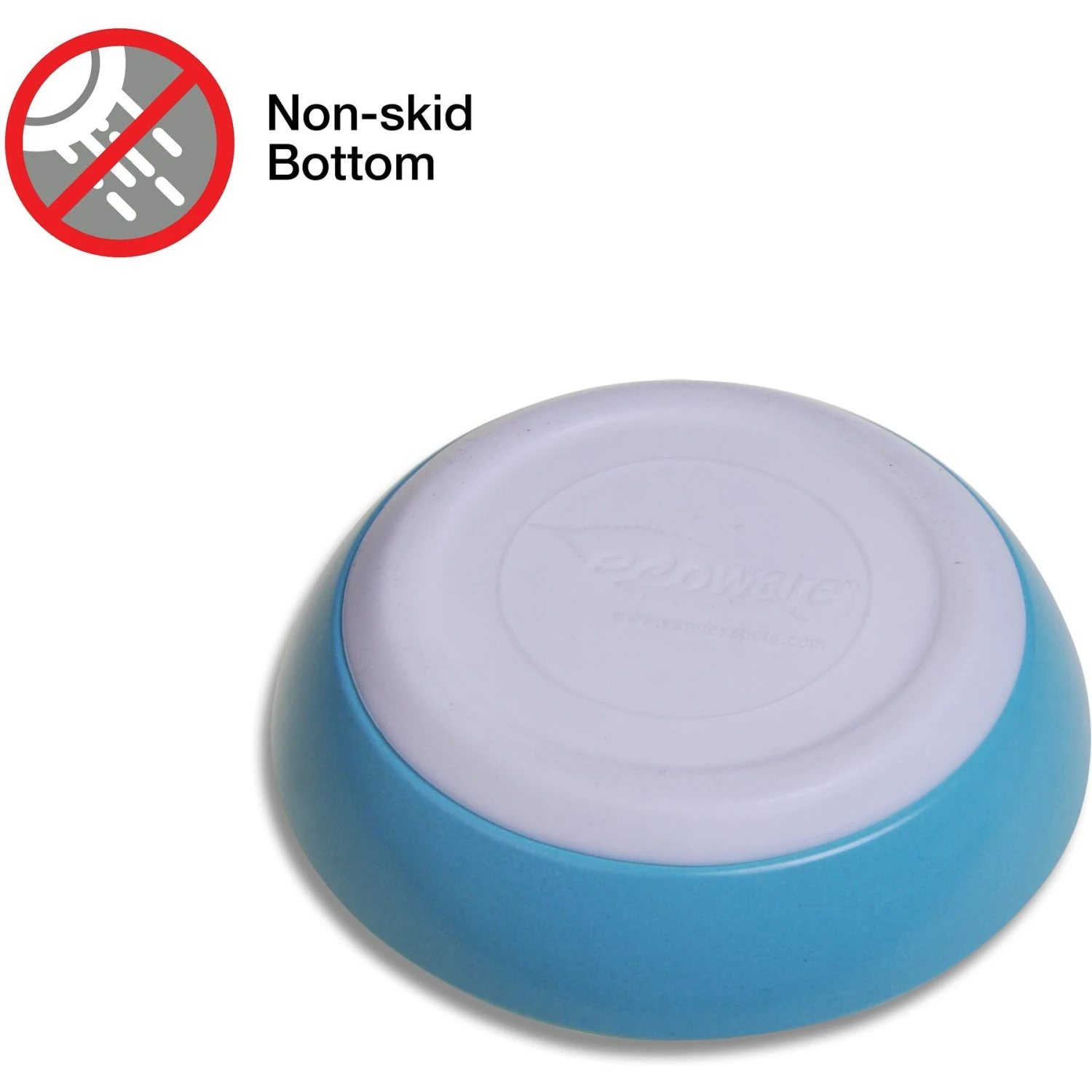 Van Ness Ecoware Non-Skid Cat Dish, Blue 4 Van Ness Ecoware Non-Skid Cat Dish, Blue - Image 4