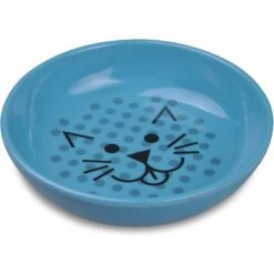 Van Ness Ecoware Non-Skid Cat Dish, Blue 14 Van Ness Ecoware Non-Skid Cat Dish, Blue -Wellness Sales Store 81501 PT5. AC SS1800 V1628569033