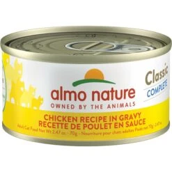 Almo Nature Classic Complete Premium Chicken Recipe In Gravy Grain-Free Wet Cat Food, 2.47-oz Can, Case Of 12