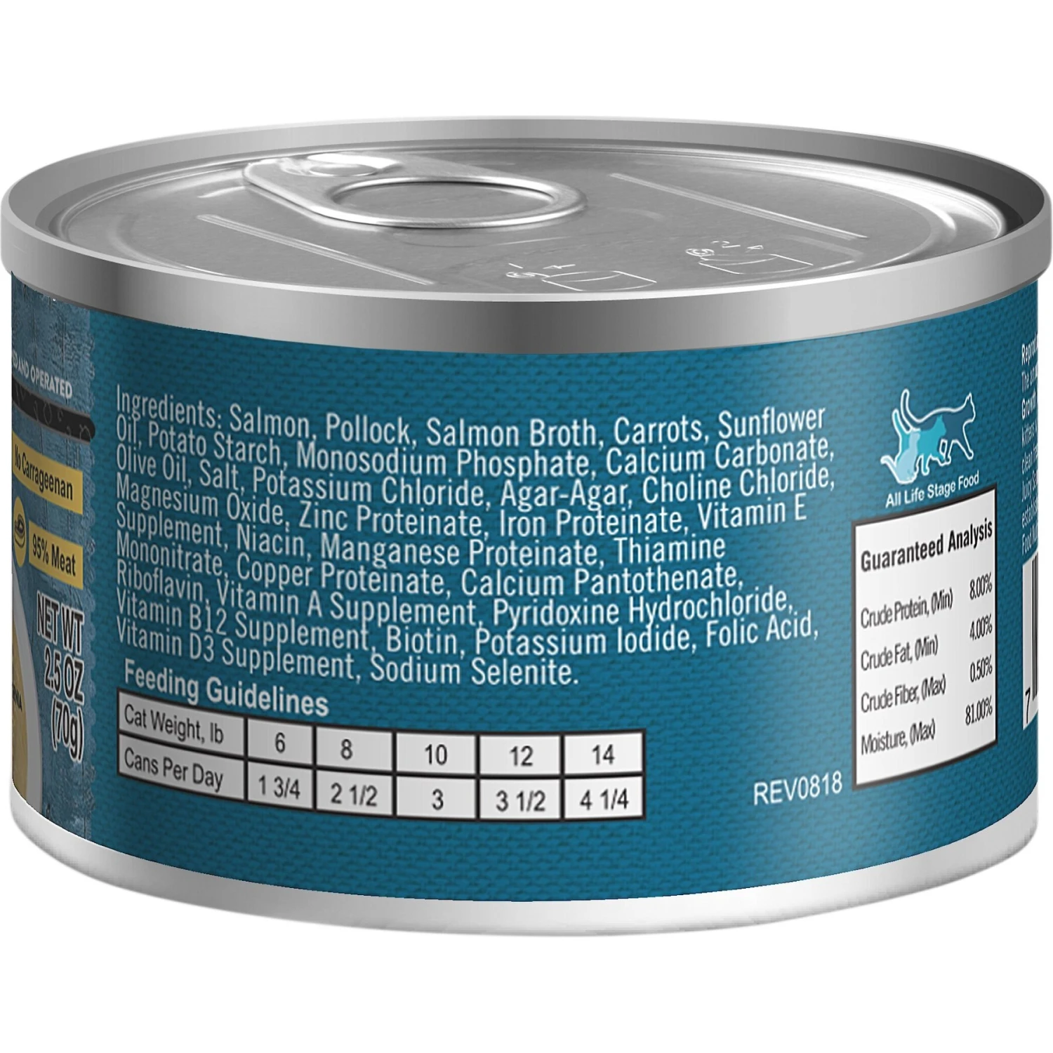 Lotus Just Juicy Salmon & Pollock Stew Grain-Free Canned Cat Food 2 Lotus Just Juicy Salmon & Pollock Stew Grain-Free Canned Cat Food - Image 2