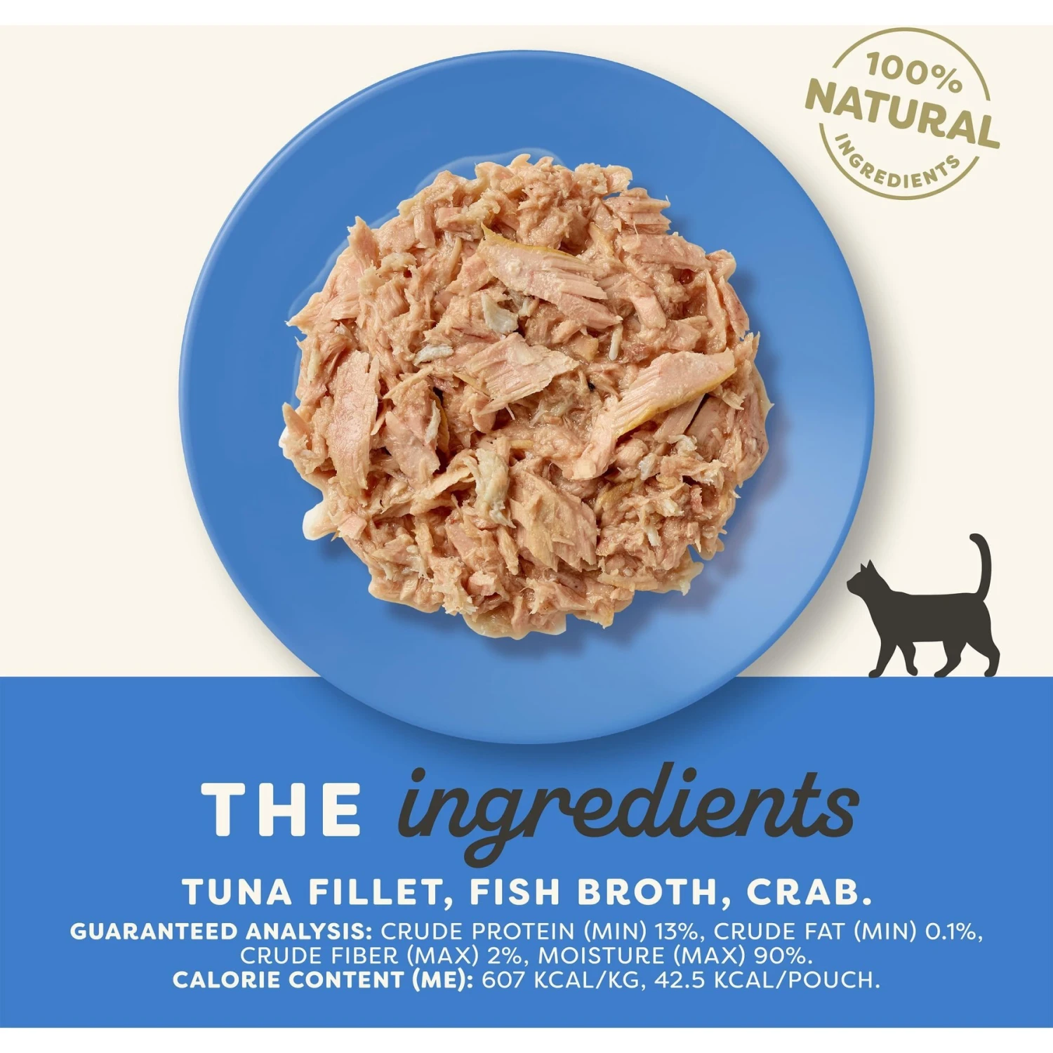 Applaws Tuna With Crab Broth Limited Ingredient Wet Cat Food, 2.47-oz Pouch, Case Of 12 3 Applaws Tuna With Crab Broth Limited Ingredient Wet Cat Food, 2.47-oz Pouch, Case Of 12 - Image 3