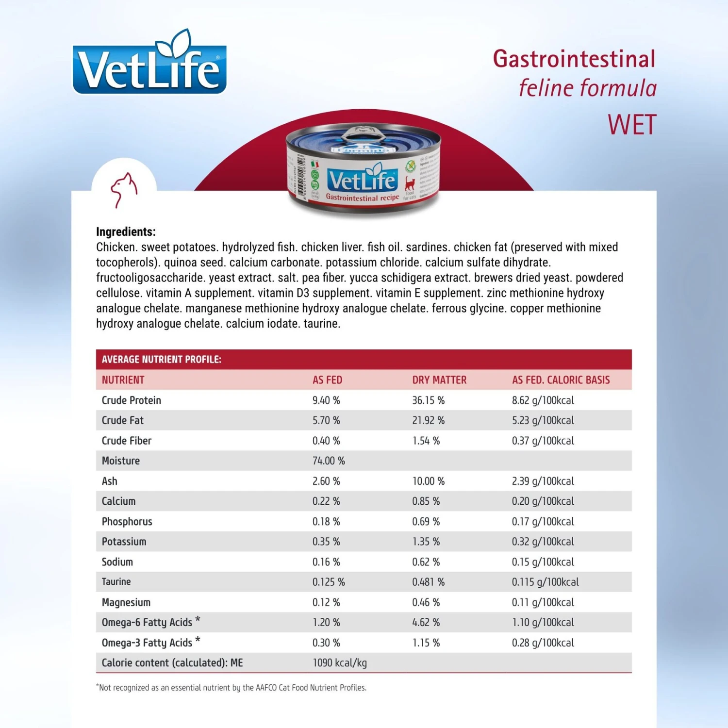 Farmina Vet Life Cat Gastrointestinal Recipe Wet Cat Food 5 Farmina Vet Life Cat Gastrointestinal Recipe Wet Cat Food - Image 5