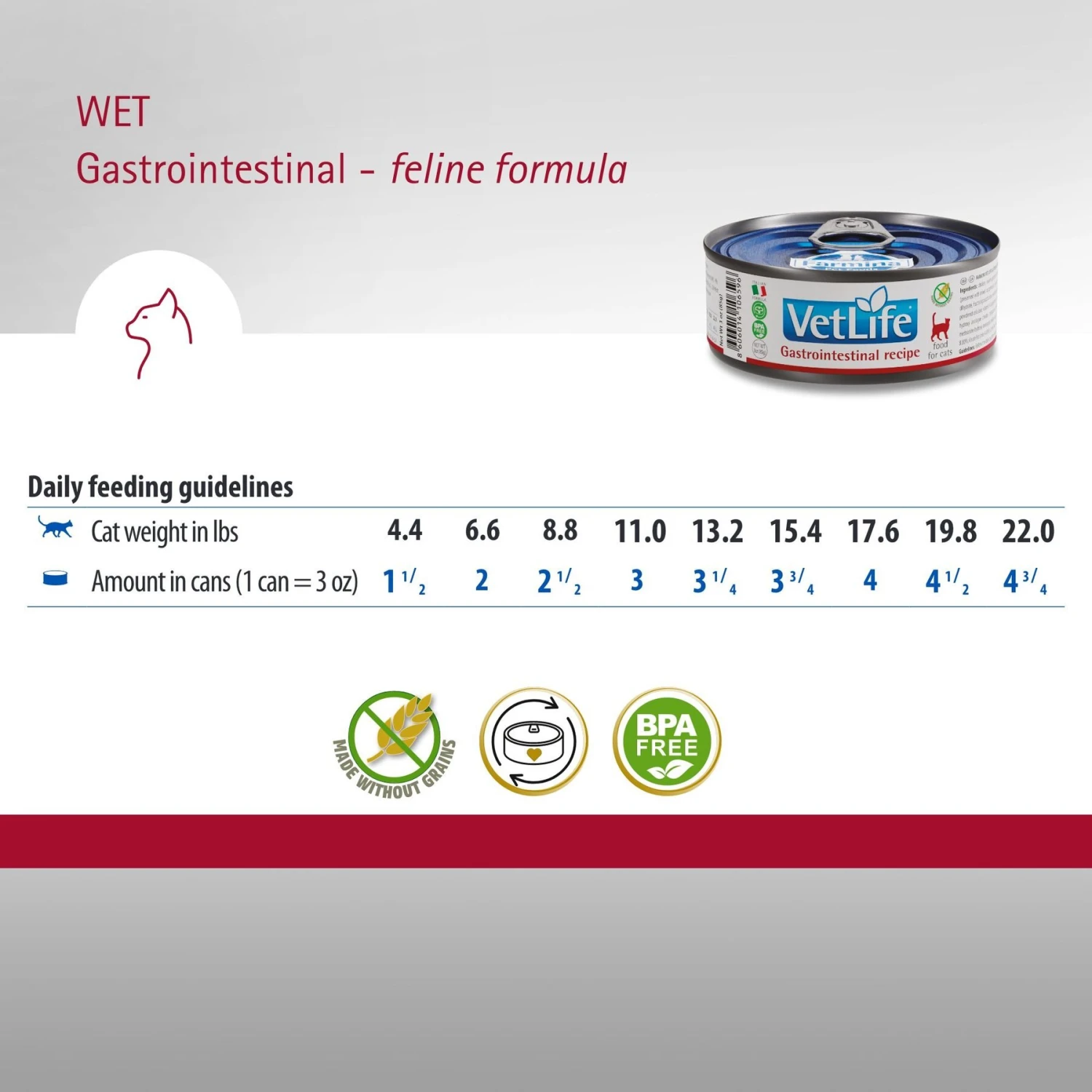 Farmina Vet Life Cat Gastrointestinal Recipe Wet Cat Food 6 Farmina Vet Life Cat Gastrointestinal Recipe Wet Cat Food - Image 6