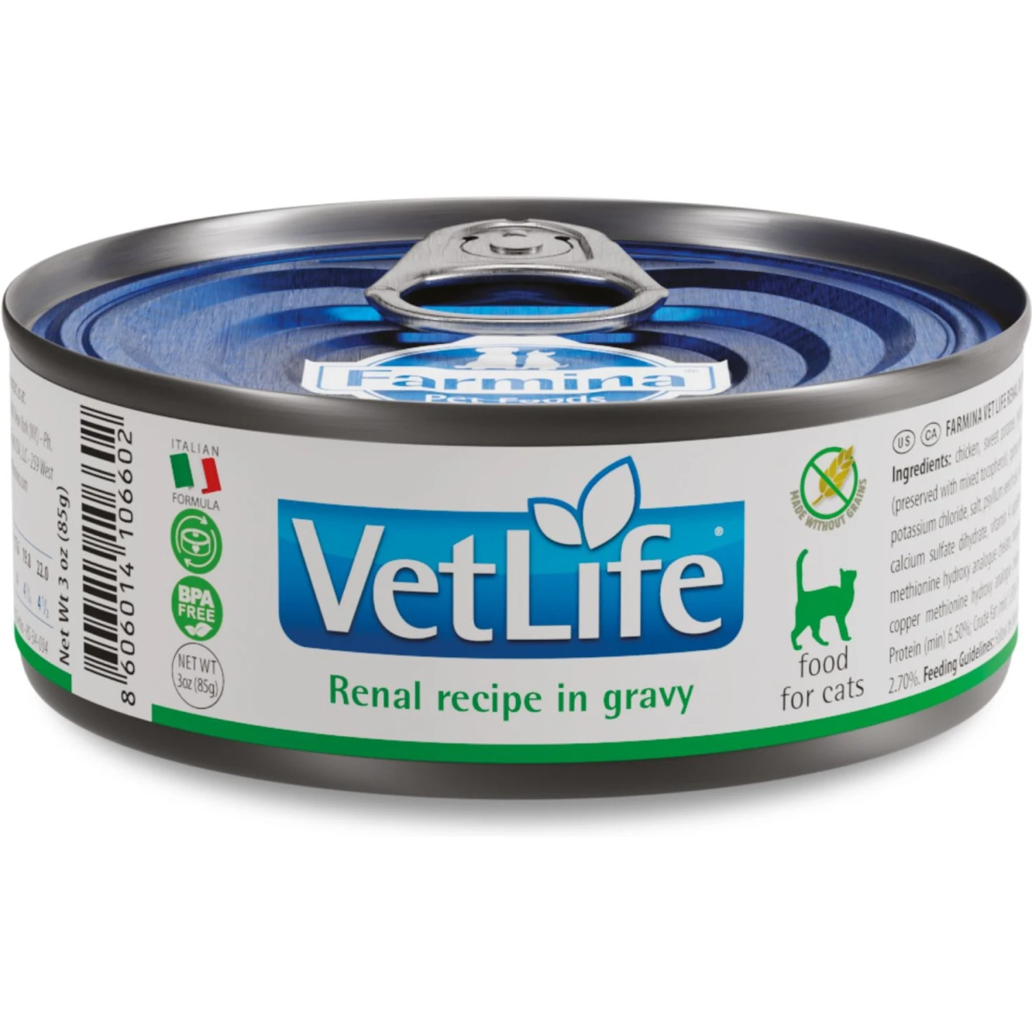 Farmina Vet Life Cat Renal Recipe In Gravy Wet Cat Food 1 Farmina Vet Life Cat Renal Recipe In Gravy Wet Cat Food