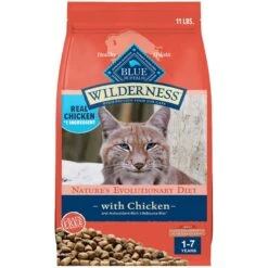 Blue Buffalo Wilderness Indoor Hairball & Weight Control Chicken Recipe Grain-Free Dry Cat Food