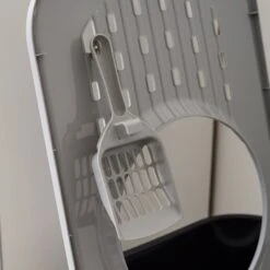 IRIS USA Square Top Entry Cat Litter Box With Scoop, Large -Wellness Sales Store 846630 PT6. AC SS1800 V1683835873