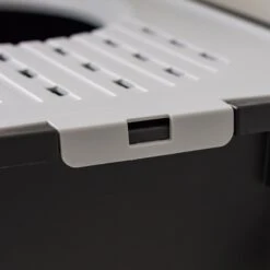 IRIS USA Square Top Entry Cat Litter Box With Scoop, Large -Wellness Sales Store 846630 PT7. AC SS1800 V1683834898