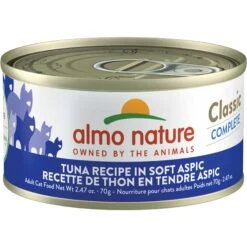 Almo Nature Classic Complete Premium Grain-Free Tuna Recipe In Soft Aspic Cat Food, 2.47-oz, Case Of 12