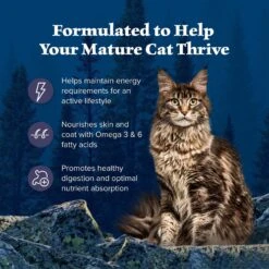 Blue Buffalo Wilderness High Protein Natural Grain-Free Chicken Mature Dry Cat Food -Wellness Sales Store 84983 PT3. AC SS1800 V1537549671