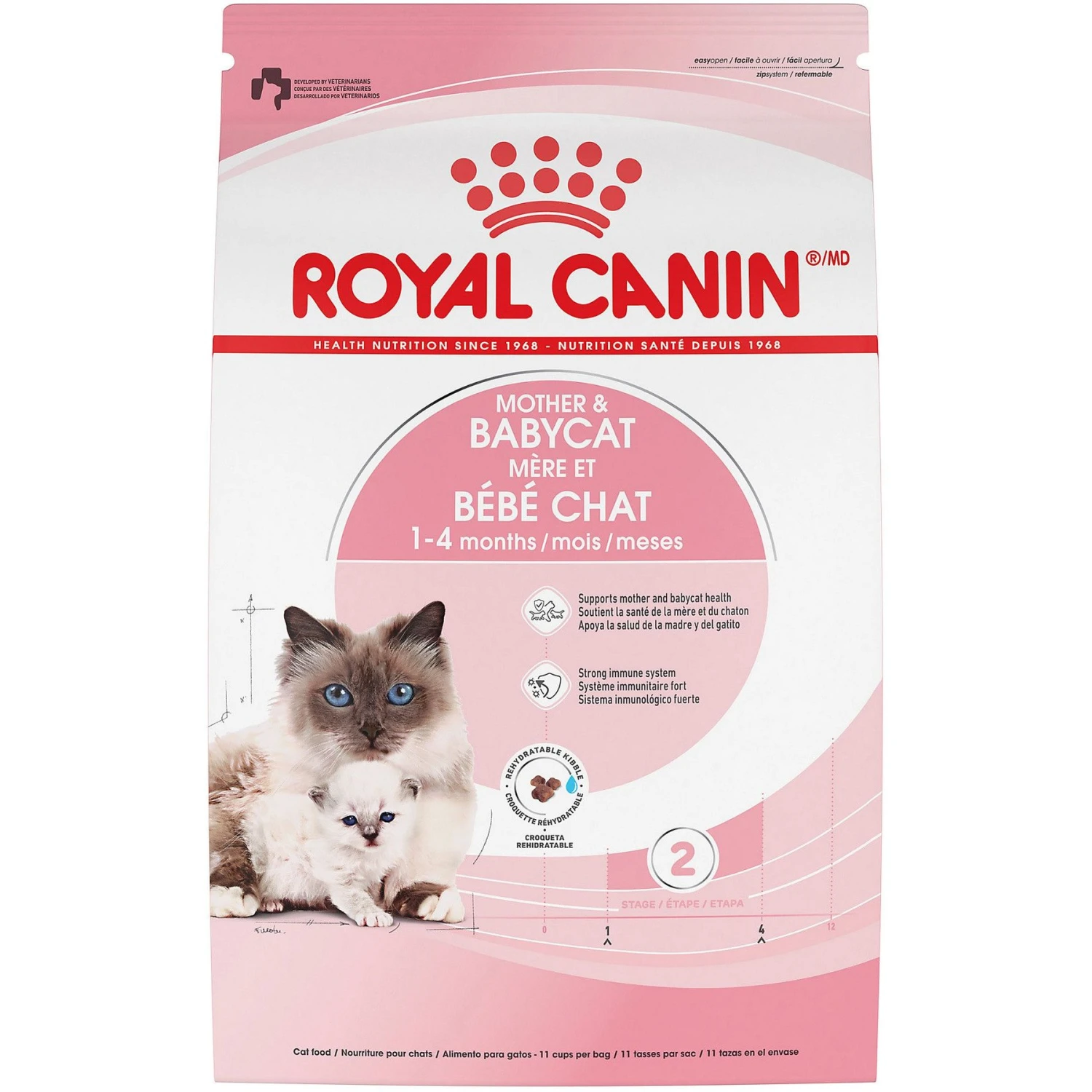 Royal Canin Feline Health Nutrition Mother & Babycat Dry Cat Food & Royal Canin Feline Health Nutrition Mother & Babycat Ultra Soft Mousse In Sauce Canned Cat Food 2 Royal Canin Feline Health Nutrition Mother & Babycat Dry Cat Food & Royal Canin Feline Health Nutrition Mother & Babycat Ultra Soft Mousse In Sauce Canned Cat Food - Image 2